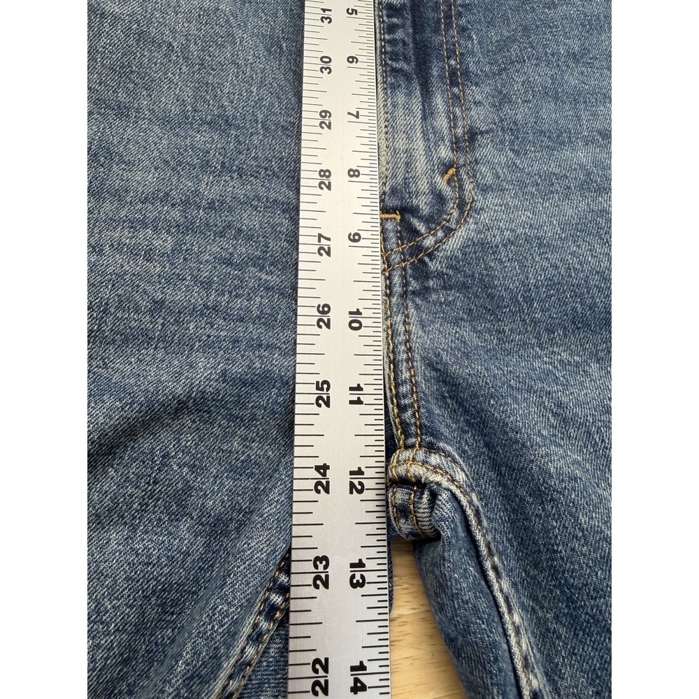 Levis 514 Straight‎ Fit Jeans Stretch Color Rinsed Blue 005141493 Men's 40x30 - Picture 13 of 14